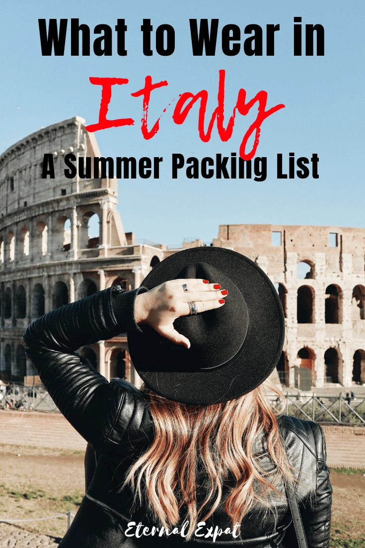 what to wear in Italy in Summer - What to wear in Italy in Summer - planning a trip to Italy this summer and trying to figure out what to pack? Check out this handy packing list for summer in Italy! 