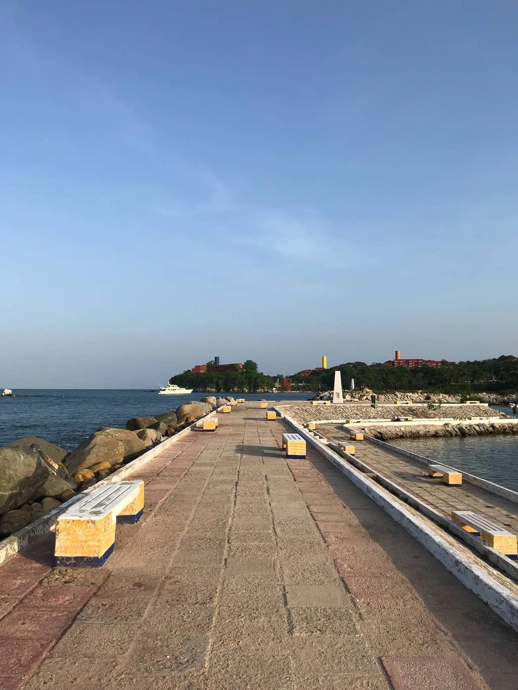 the pier at playa tangolunda