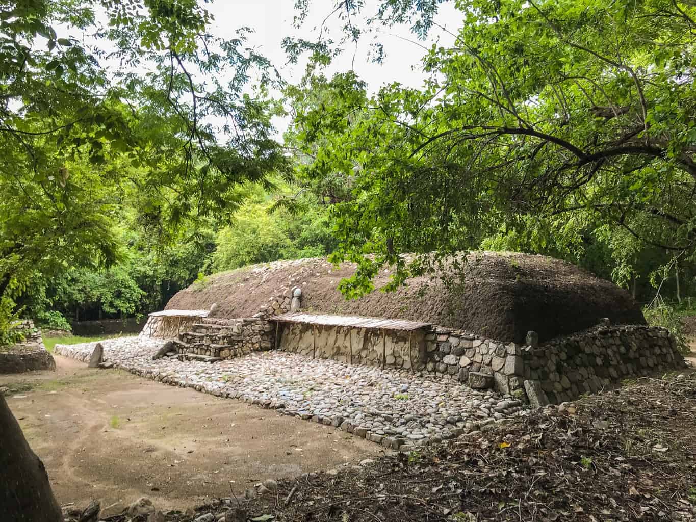 part of the ancient site of Copalita in Huatulco