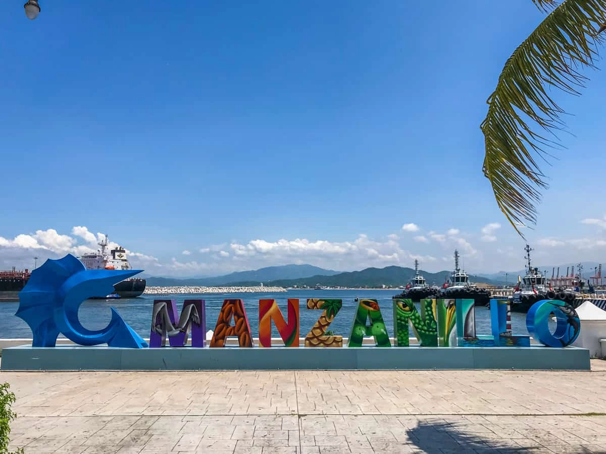 manzanillo colorful sign