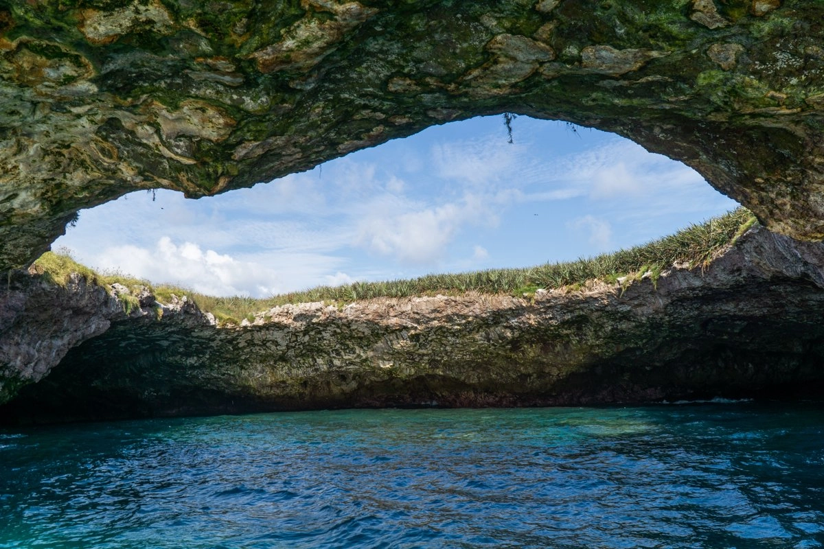 a cave in islas marietas mexico