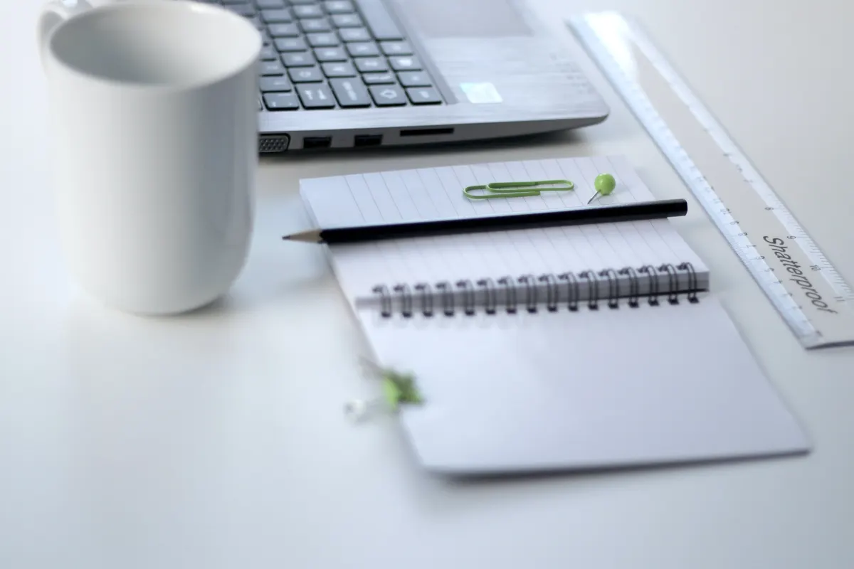 digital nomad working at a desk