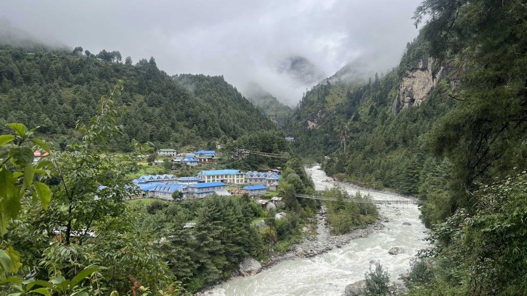 phakding dudhkoshi in Nepal as you make your way to everest base camp.